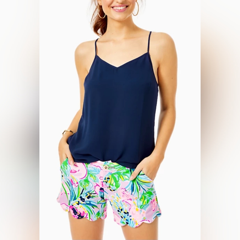 NWT LILLY PULITZER DUSK TOP TRUE NAVY SIZE S